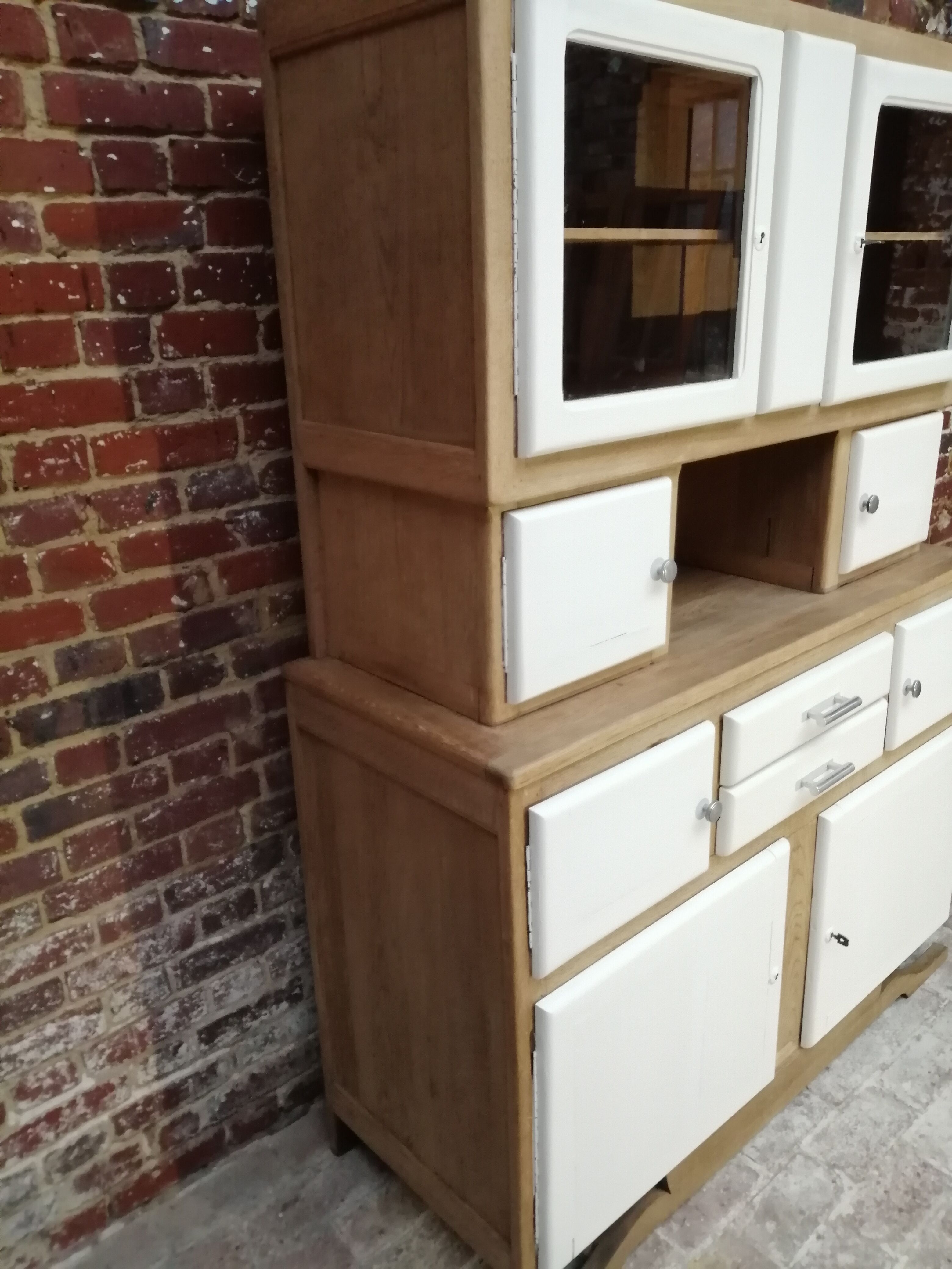 Buffet mado brushed oak and vintage cream