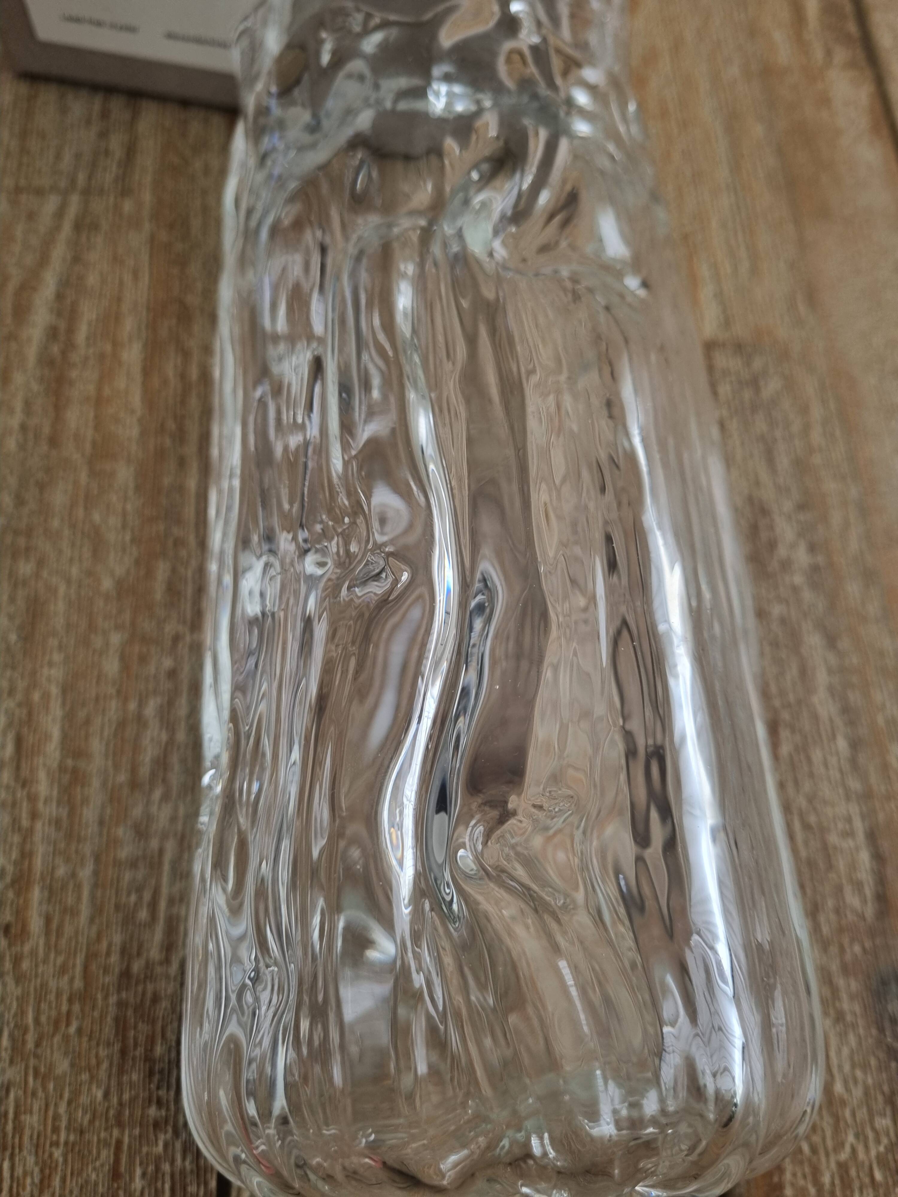 Danish design crystal vase – Alexander Kirkeby – handmade