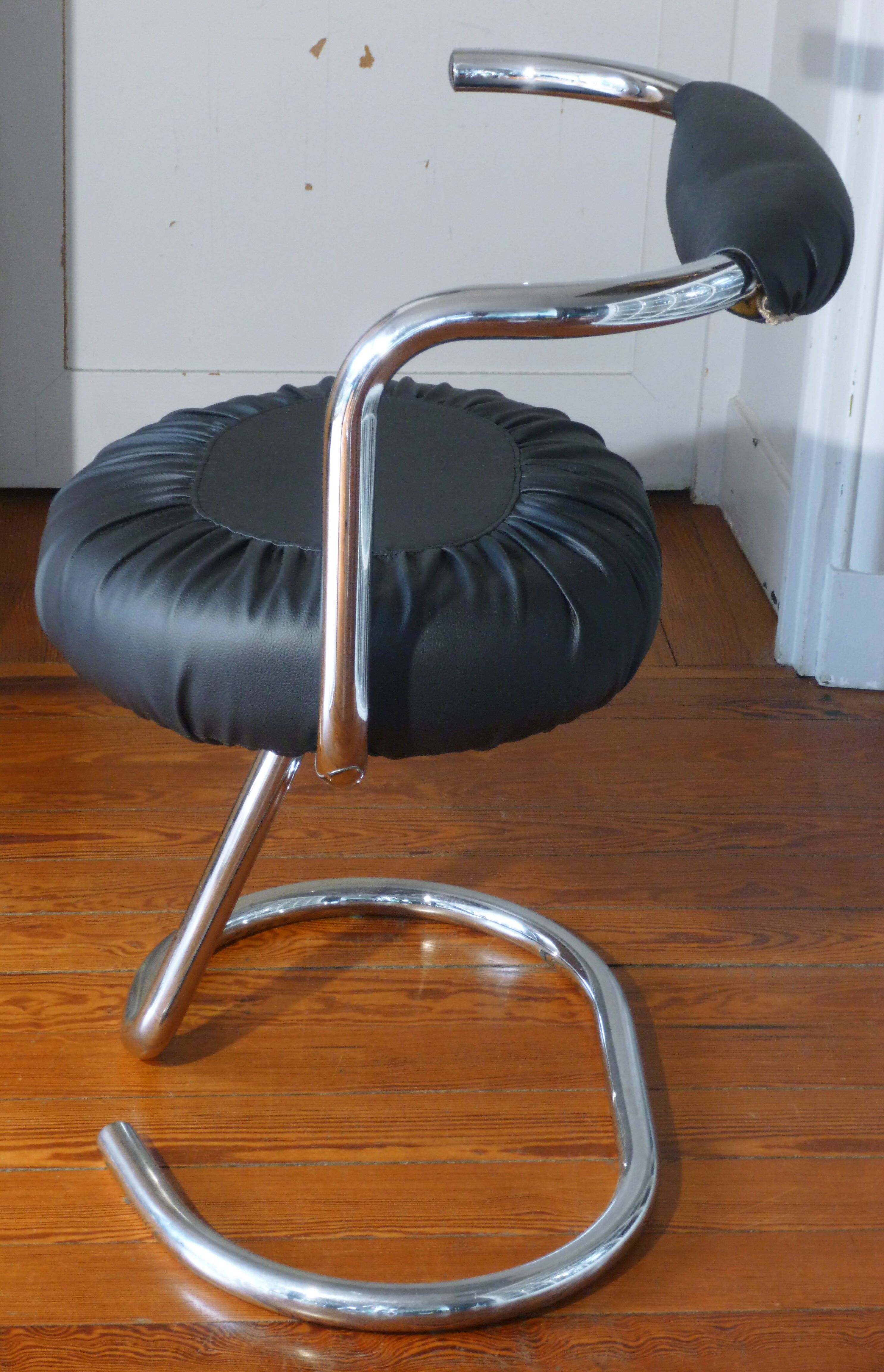 Chair by Giotto Stoppino, model "Cobra", 70s