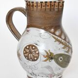 Ceramic jug by André L'Helguen for Keraluc Quimper