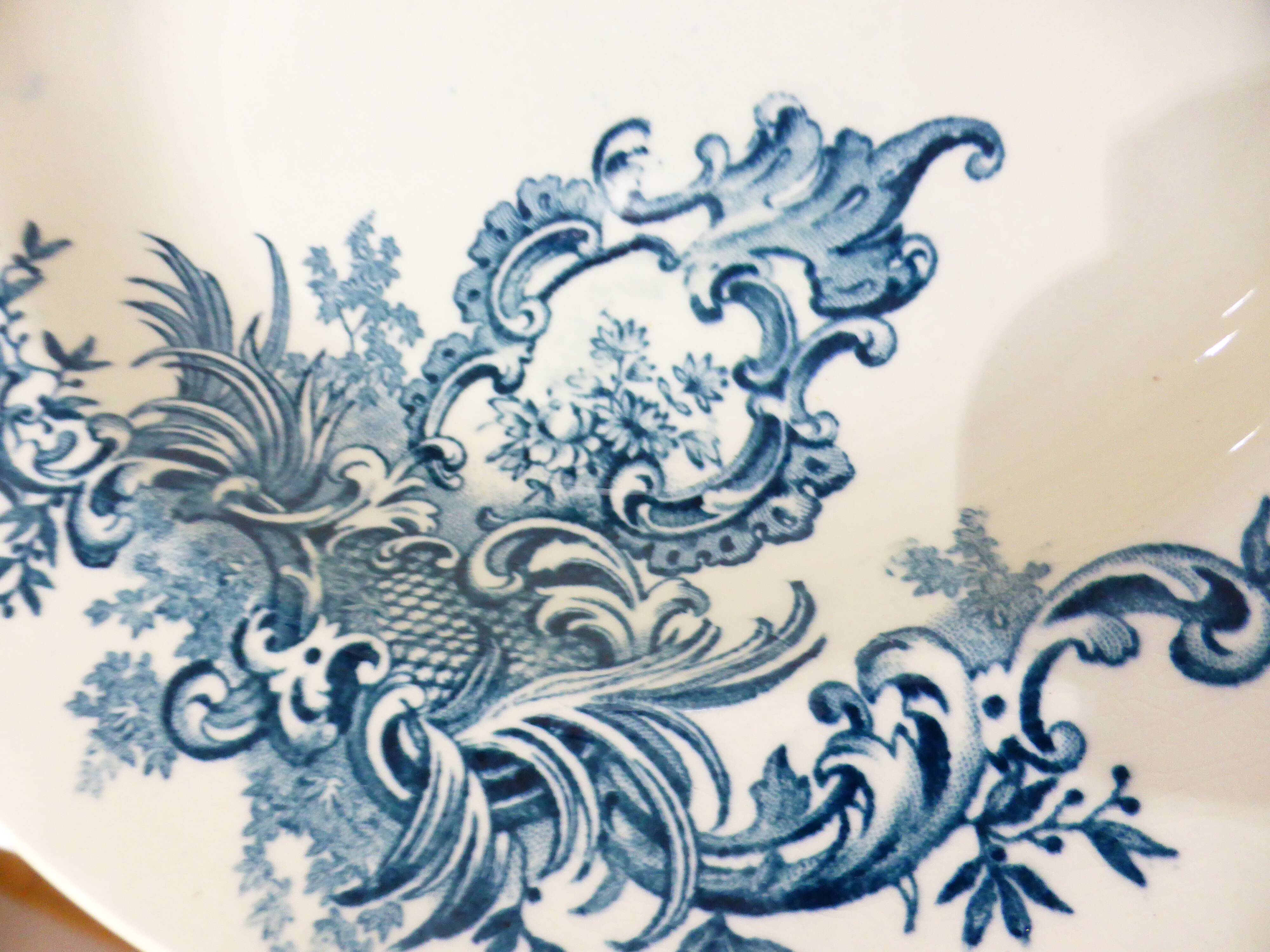 4 vintage deep plates from BFK model Regent 220522