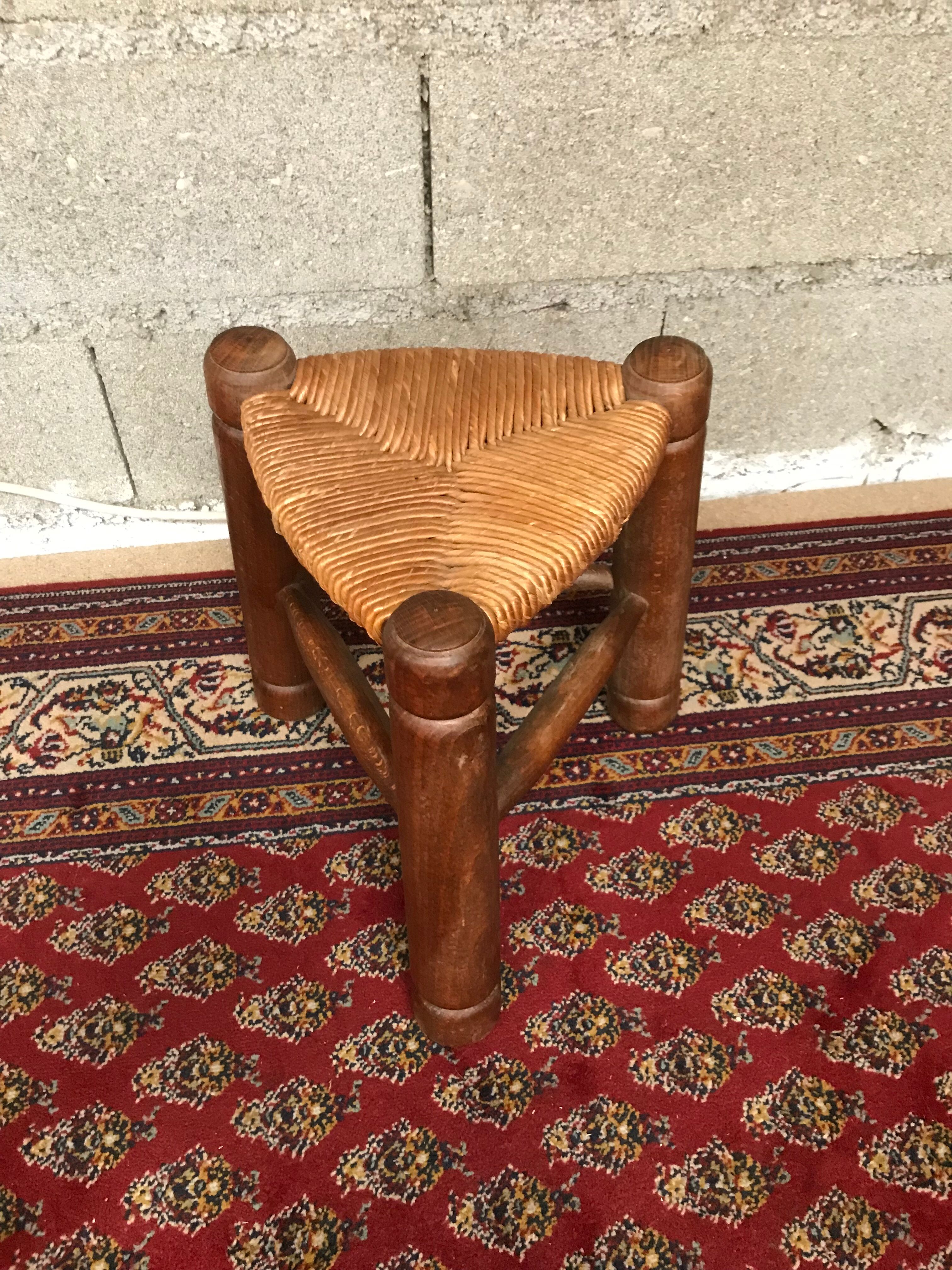 Vintage tripod stool 50
