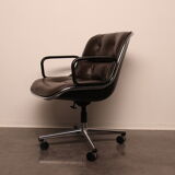 Executive office chair by Charles Pollock for Knoll - US - 1970's