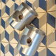 Paire d'appliques spage age feuille inox