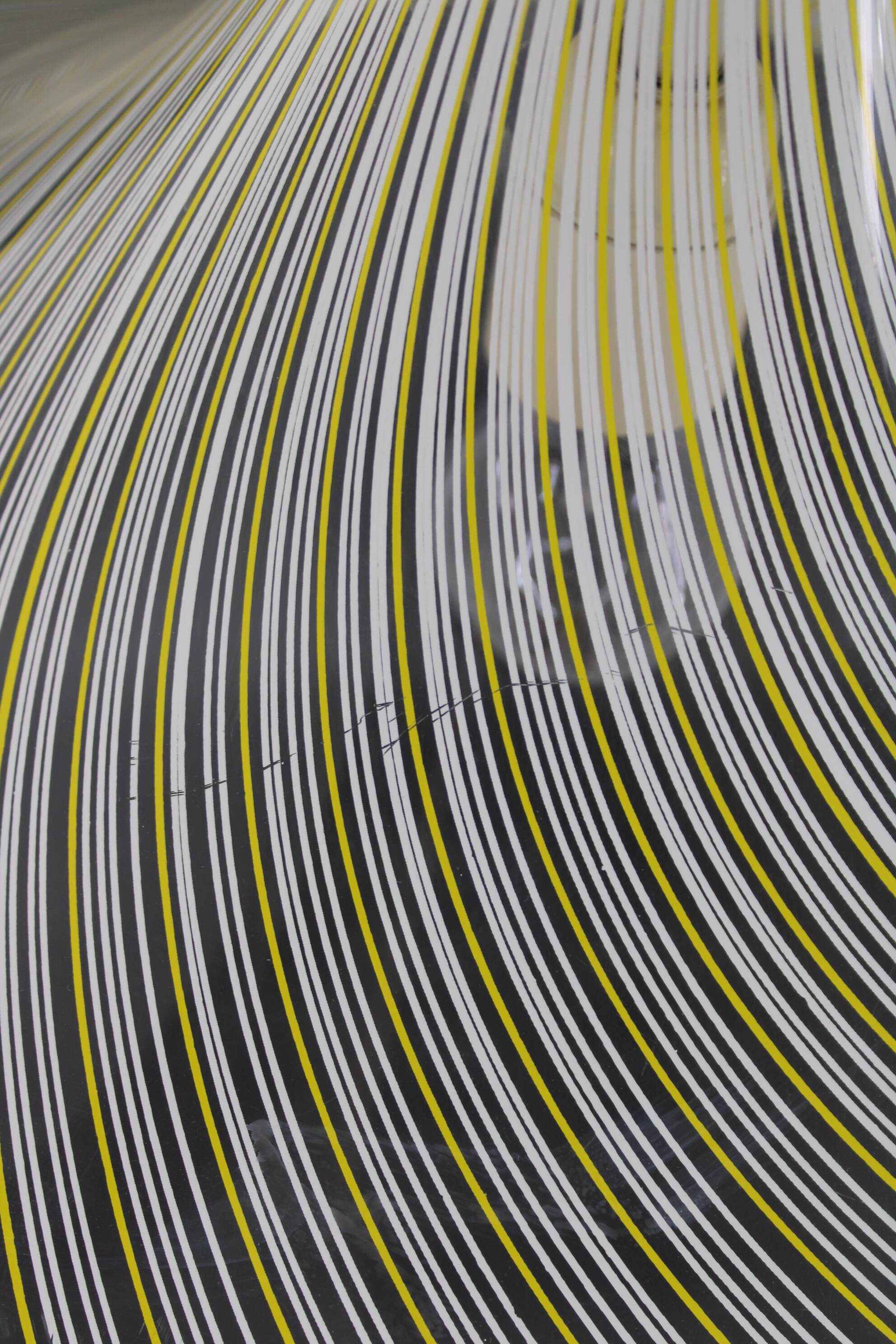 1970s  Guzzini "Trumpet" Pendant Lamp by Meblo, Italy