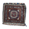 Ancient Afghan Baluch handmade carpet 44cm x 45cm 1900s, 1C384