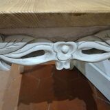 Table low patinated wood