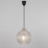 Stunning crystal glass pendant, Peill & Putzler, Germany, 1970s