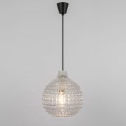 Stunning crystal glass pendant, Peill & Putzler, Germany, 1970s