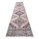 Distressed Turkish Runner 392x80 cm wool Vintage Tribal Rug