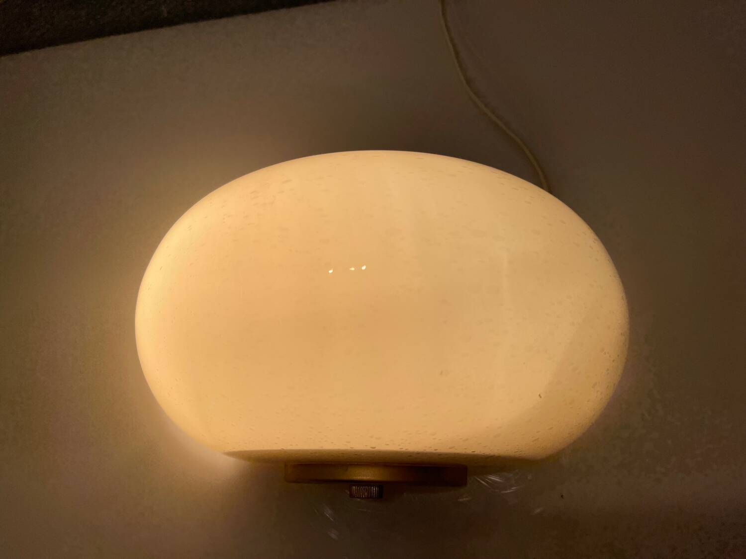 Murano Glass Brass Sconces Set of 4 1970’s