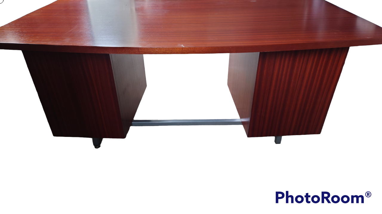 Desk 1960/1970 signed ciolino in accajou