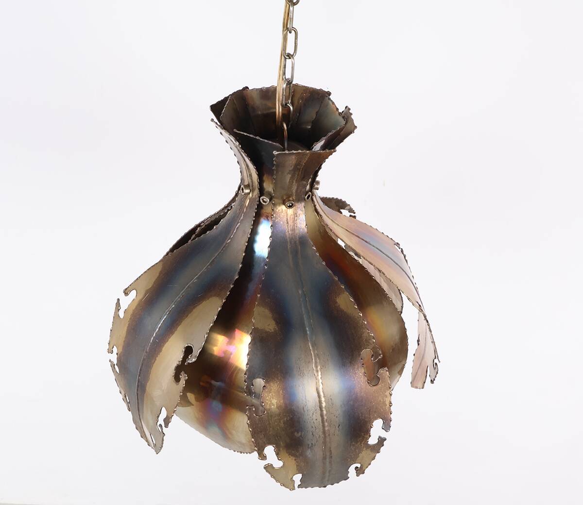 Holm Sorensen "Union" brass pendant lamp, 1960s