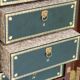 Elegant notary's cardboard box in mahogany, early 20th century.