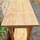 Solid wood console table