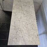 Ancienne table de bistrot dessus marbre
