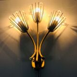 Pair of brass wall lamps by Emil Stejnar for Rupert Nikoll, Austria 1960