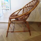 Rattan armchairs for children, 1980s