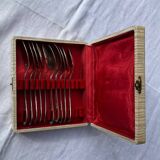 Box of 10 vintage teaspoons