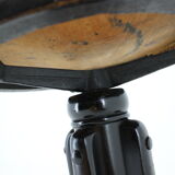 1930s Fischel adjustable stool, Czechoslovakia