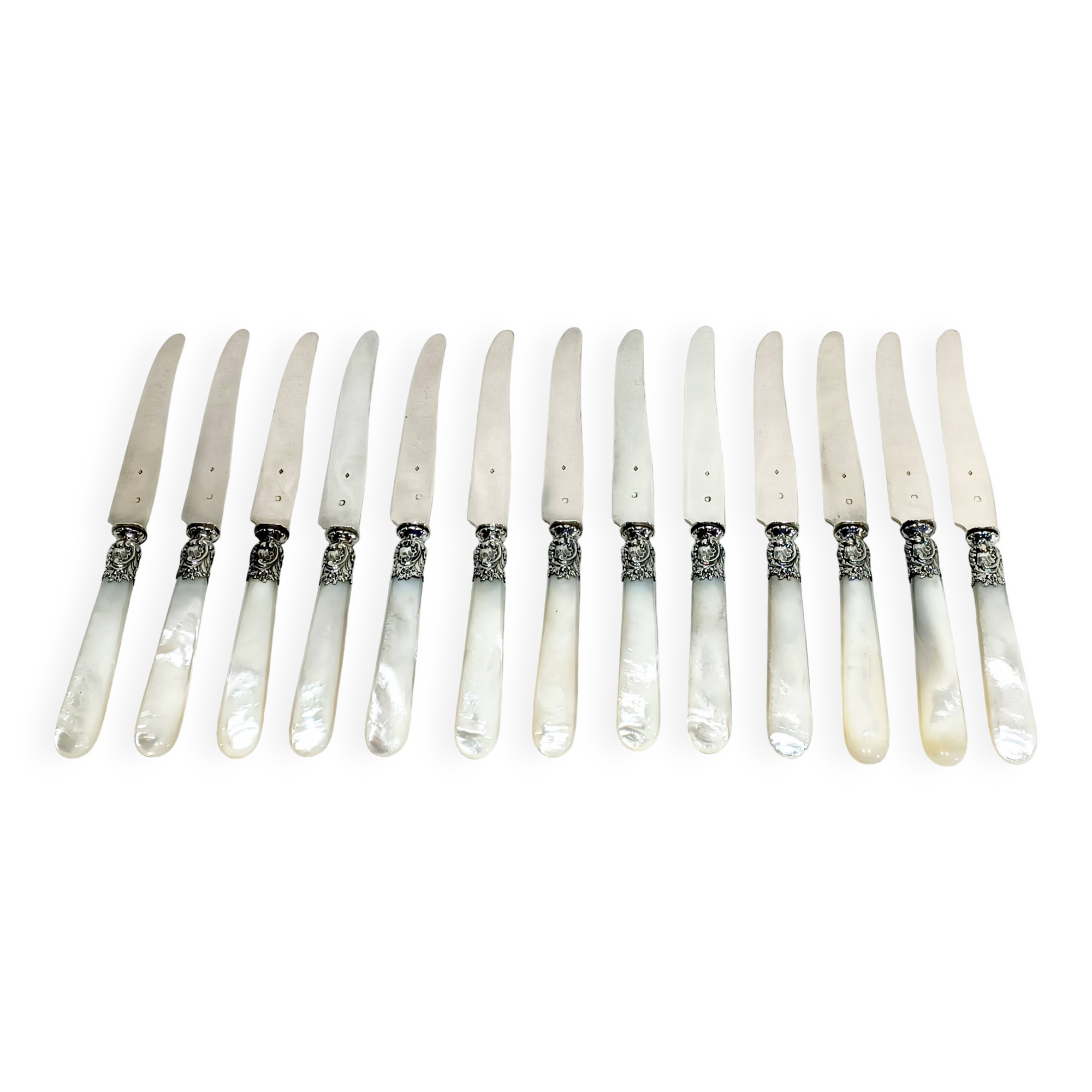 Paul Canaux et Cie – 13 Silver and Mother-of-Pearl Knives