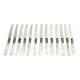Paul Canaux et Cie – 13 Silver and Mother-of-Pearl Knives
