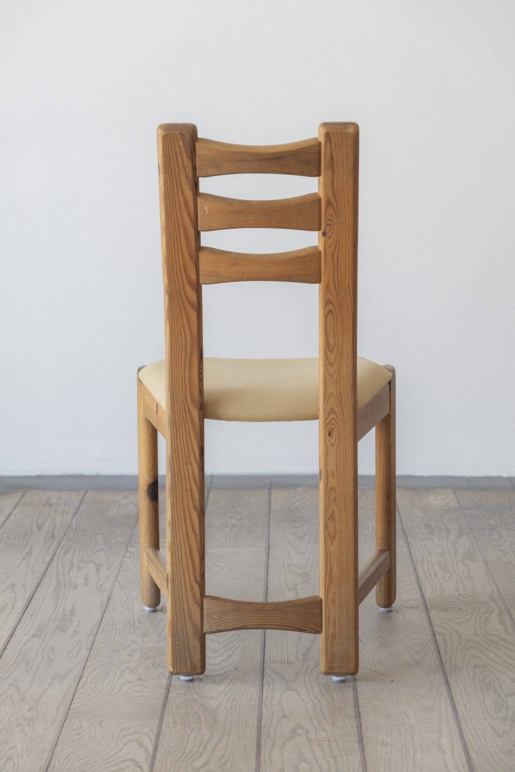 Chaises de salle à manger en pin Findahls Møbelfabrik (ensemble de six)