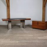 Hans Von Klier For Skipper Executive Desk And Credenza, Italy, 1970s