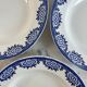 Set of 3 deep plates Sarreguemines Capri Casino
