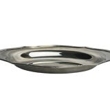 Tableware, silver-plated metal bread basket, 20th century