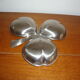 Serviteur inox brossé forme trèfle