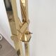 Deknudt brass floor lamp from the 70s