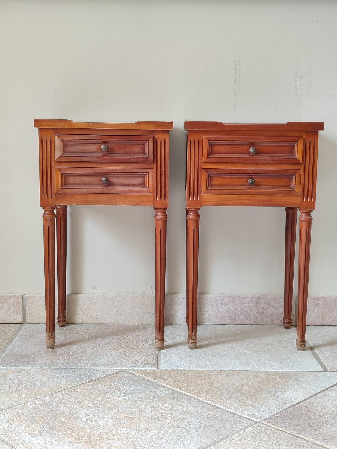 Louis XVI bedside tables