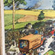 Double-sided school poster signed herouar collection rossignol verdun june 1940