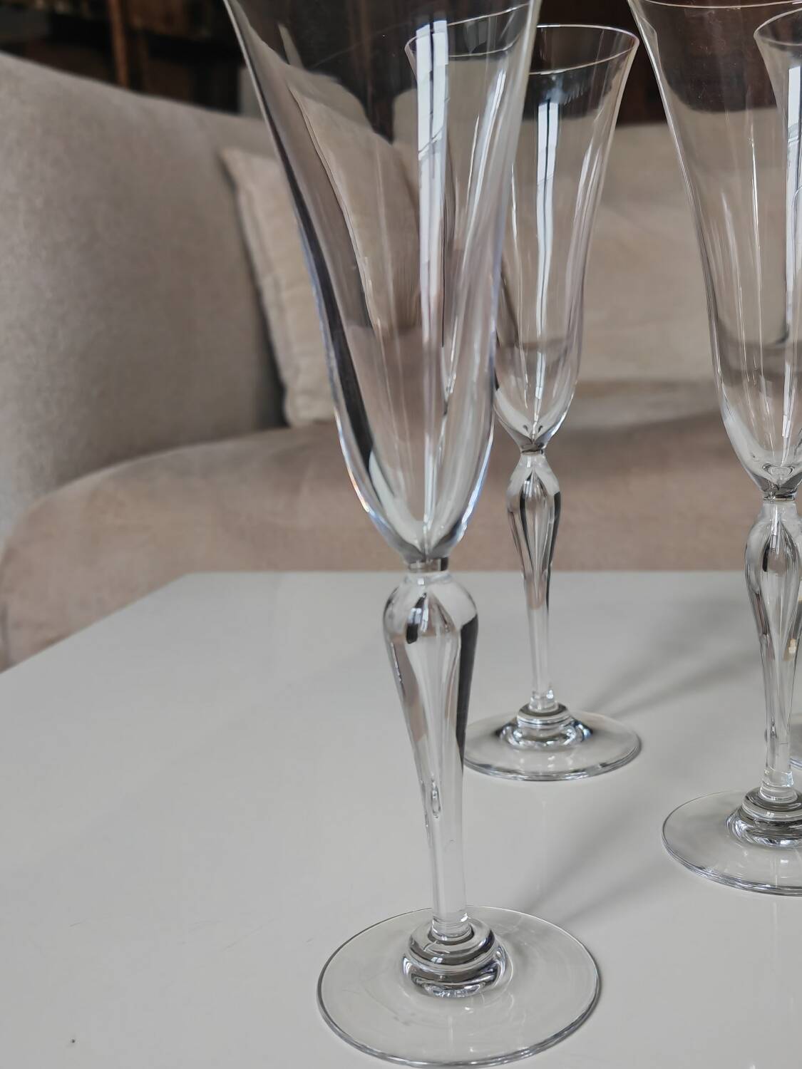 Crystal Champagne Flutes
