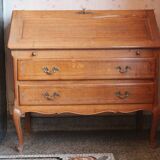 Small oak desk in Louis XV style