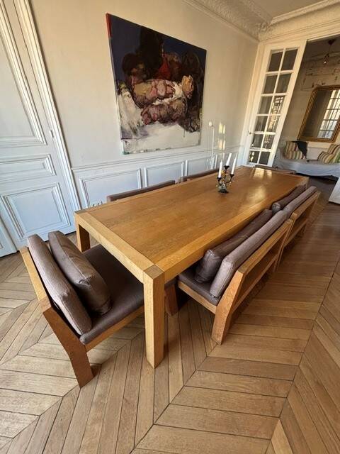 Table Anne designer Piet Boon 10 personnes 2,9x1,05x0,68m