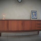 Scandinavian design enfilade in vintage teak