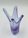 Vintage Murano Crystal Finger Vase Purple