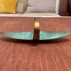 Bronze bowl by Maurice Ascalon, Pal-Bell, Israel, 1950s