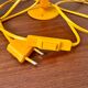 2 appliques murales vintage en métal jaune Ikea