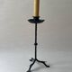 Wrought iron candle holder
