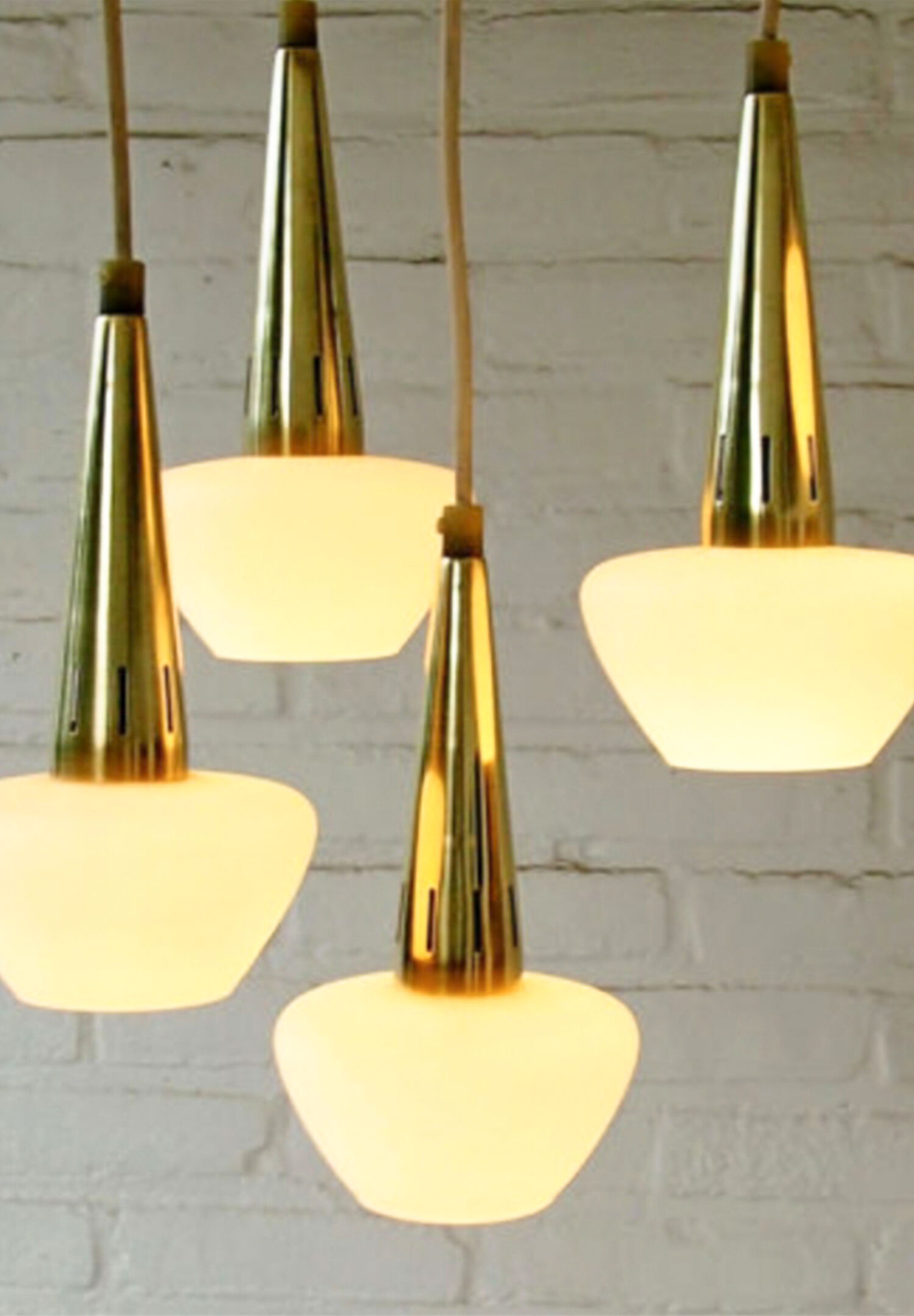 Cascade chandelier 50s