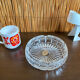Bohemian crystal ashtray Bleikristall West Germany 60s