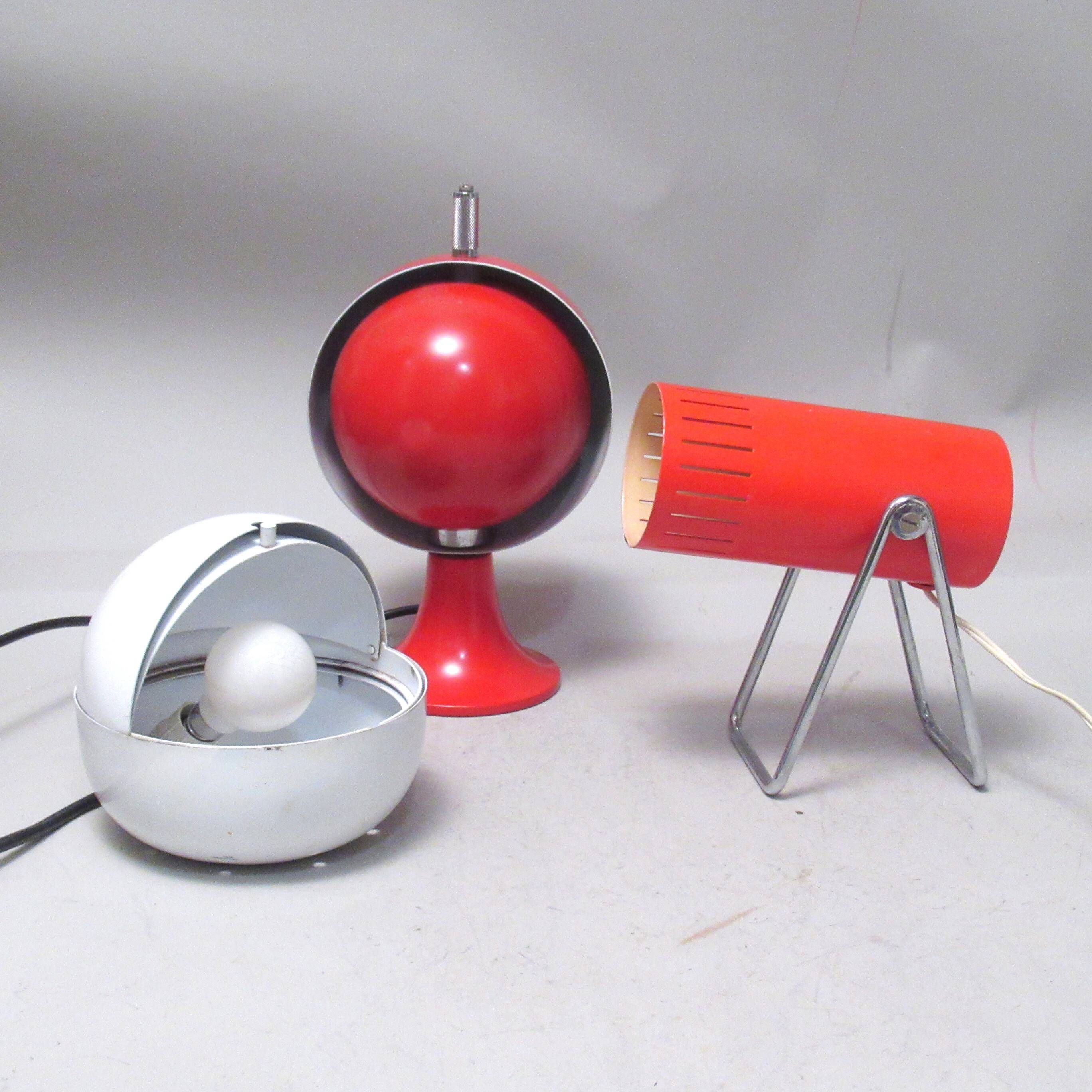 Lamperti 1960s pivoting louvre ball lamp