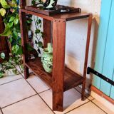 Art Deco solid wood console
