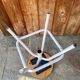 Vintage adjustable swivel stool