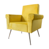 Italian Chair 1950 in Velvet yellow