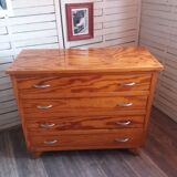 Chest of drawers years 60 feet compass