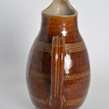 Carafe en grès vernissé